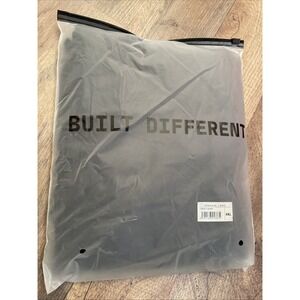 Built Different Black T-Shirt Crew Neck Soft Cotton Blend Men's Size 4XL NWT